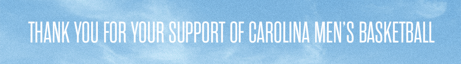 Thank you for your support of Carolina Men's Basketball!