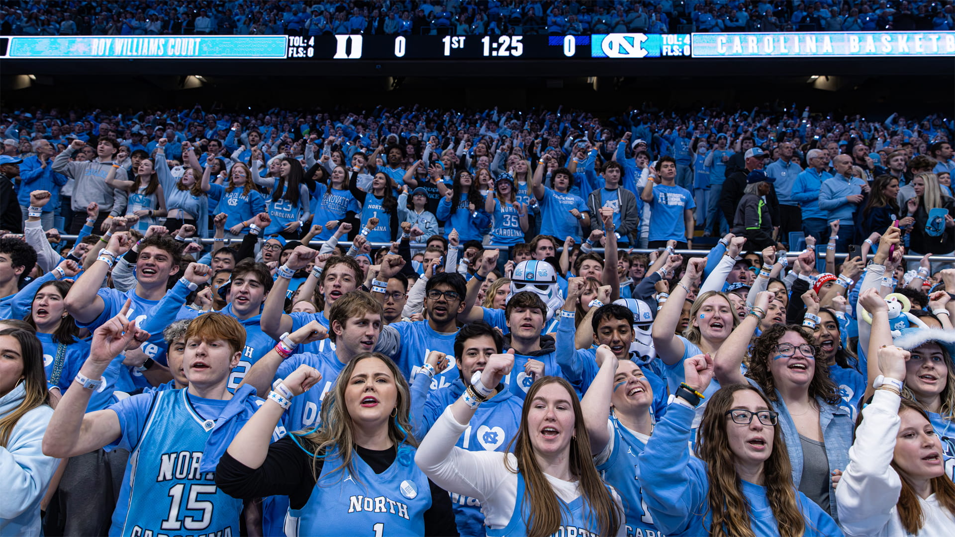 Carolina vs. Duke in the Smith Center, February 7, 2026